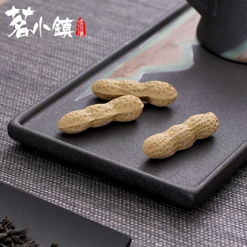 Tea pet ornaments can raise hand-made mud Yixing simulation peanuts Kung Fu tea accessories Purple Sand tea art tea pieces tea play