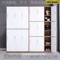 Sleeve Color Cabinet Steel Office Locker Staff Cabinet Information Cabinet Iron Sheet Dossier Cabinet Locker Cupboard Customize