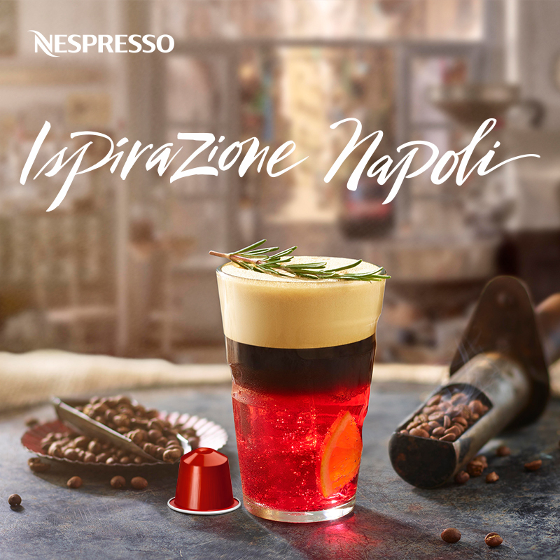 Nespresso Capsules Coffee Naples Italian Espresso Imported Dark Roast Coffee 10 Capsules