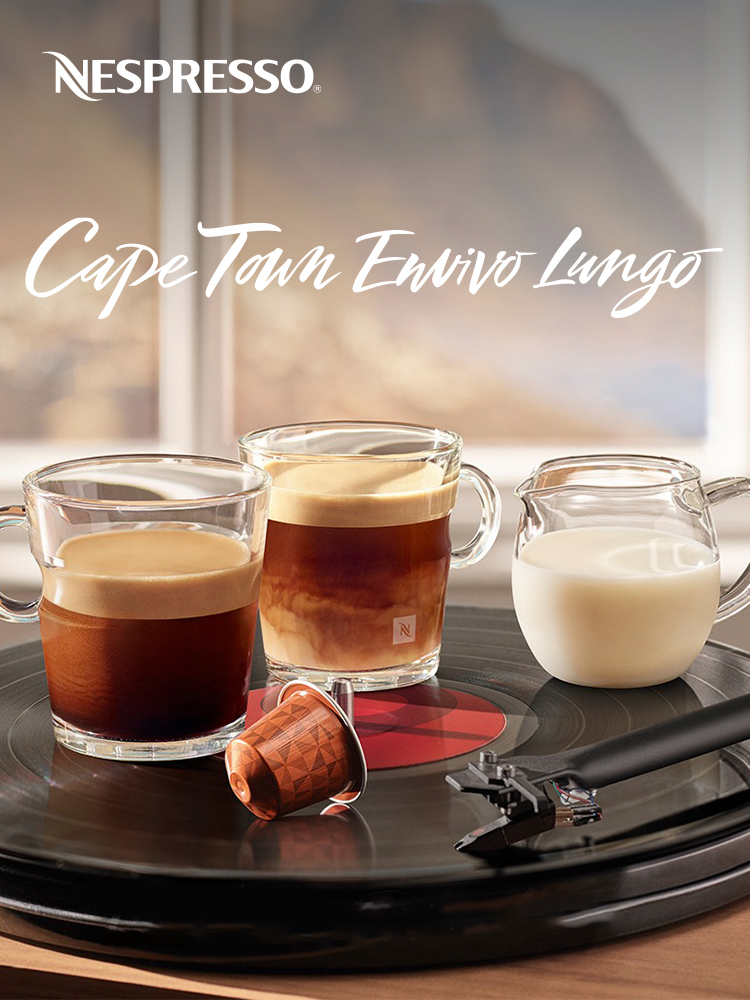 Nespresso Capsule Coffee Cape Town Envivo Lungo Espresso Black Capsule Coffee 10 capsules
