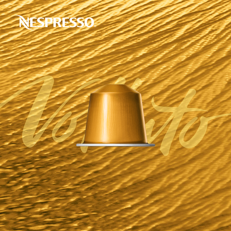 NESPRESSO Capsule Coffee Volluto Italian Concentrated Imported Black Coffee 10 packs