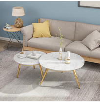 Nordic marble coffee table modern size simple combination coffee table living room round coffee table simple small coffee table