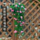 Mô phỏng hoa hồng mây giả hoa treo giỏ trang trí hoa cây nho nhựa hoa mây trong nhà phòng khách treo tường - Hoa nhân tạo / Cây / Trái cây các loại lan giả hạc