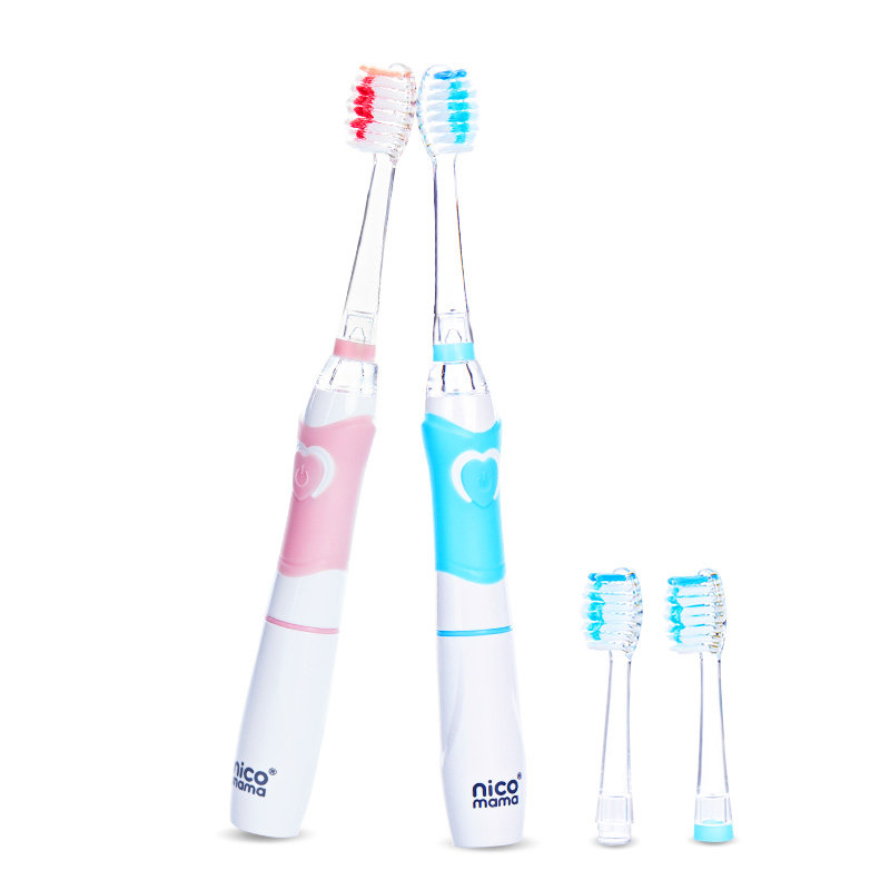 Rice cake mother electric toothbrush for children special vibration rotary soft brush 3-6-12 years old daily use