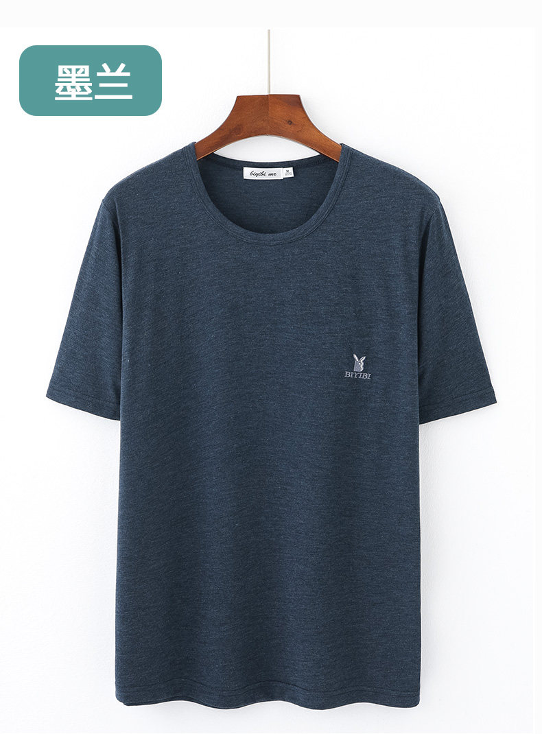 Летняя быстросохнущая спортивная базовая приятная телу футболка с коротким рукавом, для среднего возраста, Early winter 