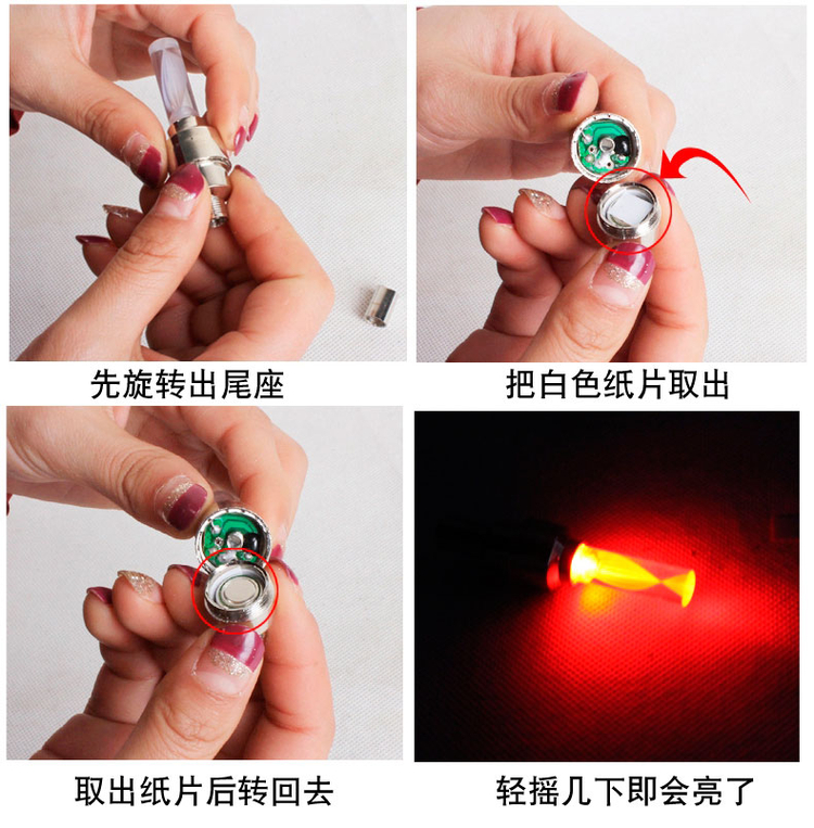 Eclairage pour vélo - feux de Valve - Ref 2403963 Image 19