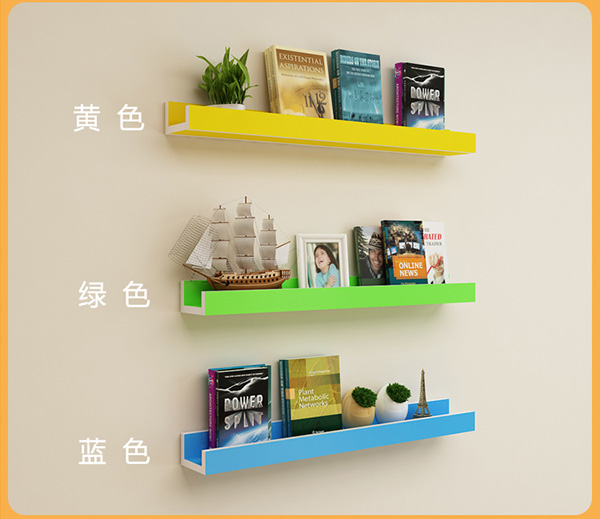 Trẻ em treo tường phân vùng kệ sách kệ sách khung hình phòng khách nhà bếp trang trí khung ảnh chống trượt kệ - Kệ kệ inox treo tường