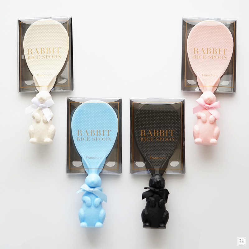 Japan Francfranc little rabbit rice spoon Peter rabbit can stand stereo rice cooker rice spoon non-stick rice spatula gift