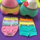 Duo Girl Children's Underpants Genuine Children's Pants Wonderful Gift Triangular Boxer Briefs A Box of 3 Wechat Business