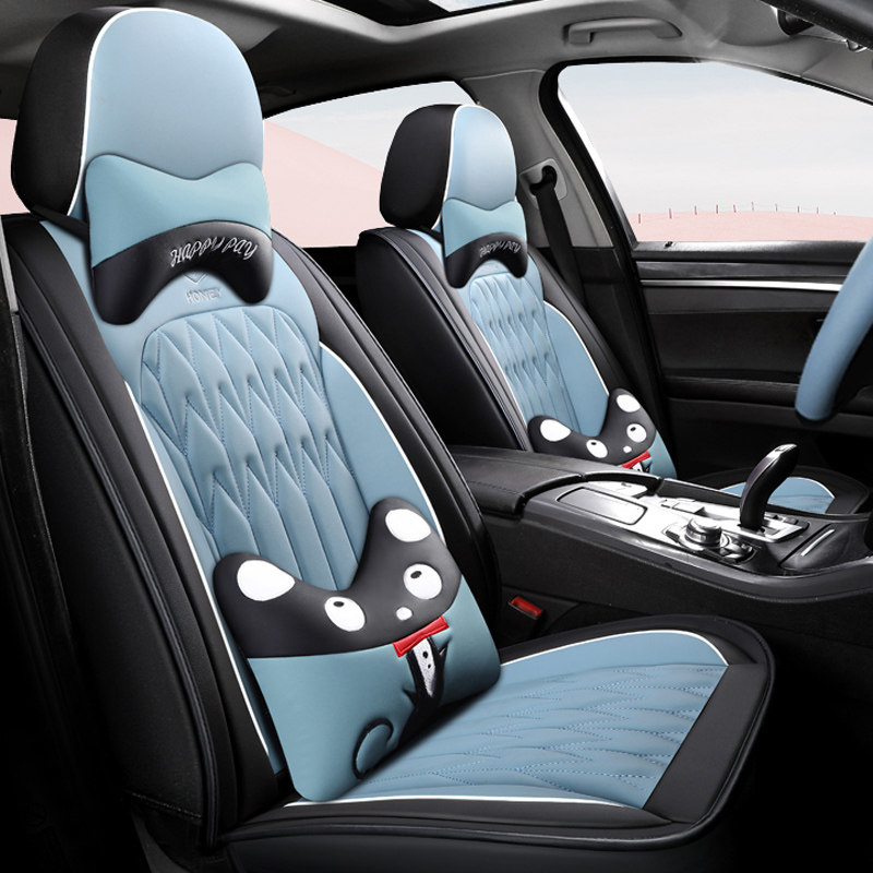 Car Seat Cover Ford Classic Focus Sedan Fiesta Hatchback Forrest Cartoon Seat Cushion All Inclusive Seat Cover