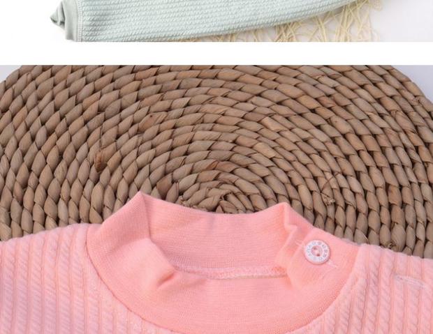 Bộ quần áo ấm cho bé Bộ đồ lót nhiệt cho trẻ em cộng với chất liệu cotton nhung dày 1-234-5 năm quần áo thu đông đồ sơ sinh cho bé
