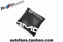 Mercedes high-performance retrofit AMG car Pets cool black cortical car with holding pillows leaning against the waist pillows