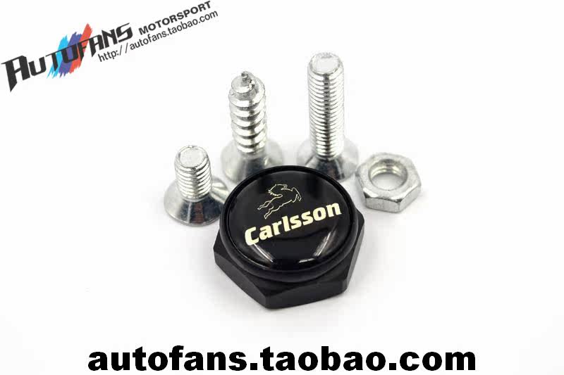 Bence Retrofit Carlsson Carlson Carlson Car Mark Black Sub-Light Licence Plate License Plate License Plate Holder