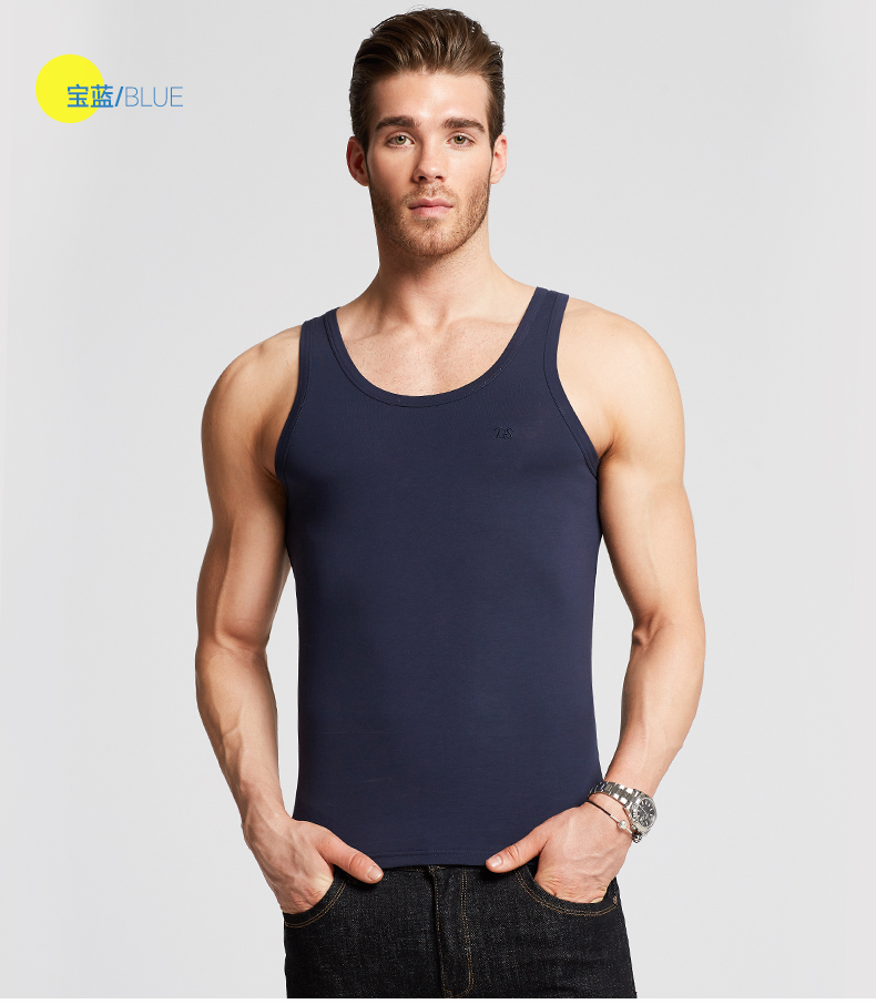 [2 miếng] Áo vest cotton nam Kangaroo chạm đáy Slim cotton thoáng khí cho nam thể thao và thể dục các kiểu áo ba lỗ nữ