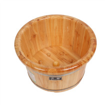  Bather Bather 21cm high fragrant fir round edge foot bath tub Foot bath tub Foot bath tub with lid with beads