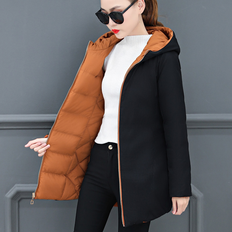 200 catties large size women's fat mm winter cotton padded coat thickened 2022 winter new fashion mid-length cotton coat