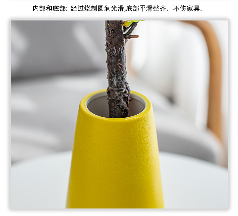 Nan sheng household act the role ofing is tasted simulation flower, dried flower ceramic vase Nordic mesa of I and contracted sitting room place decoration