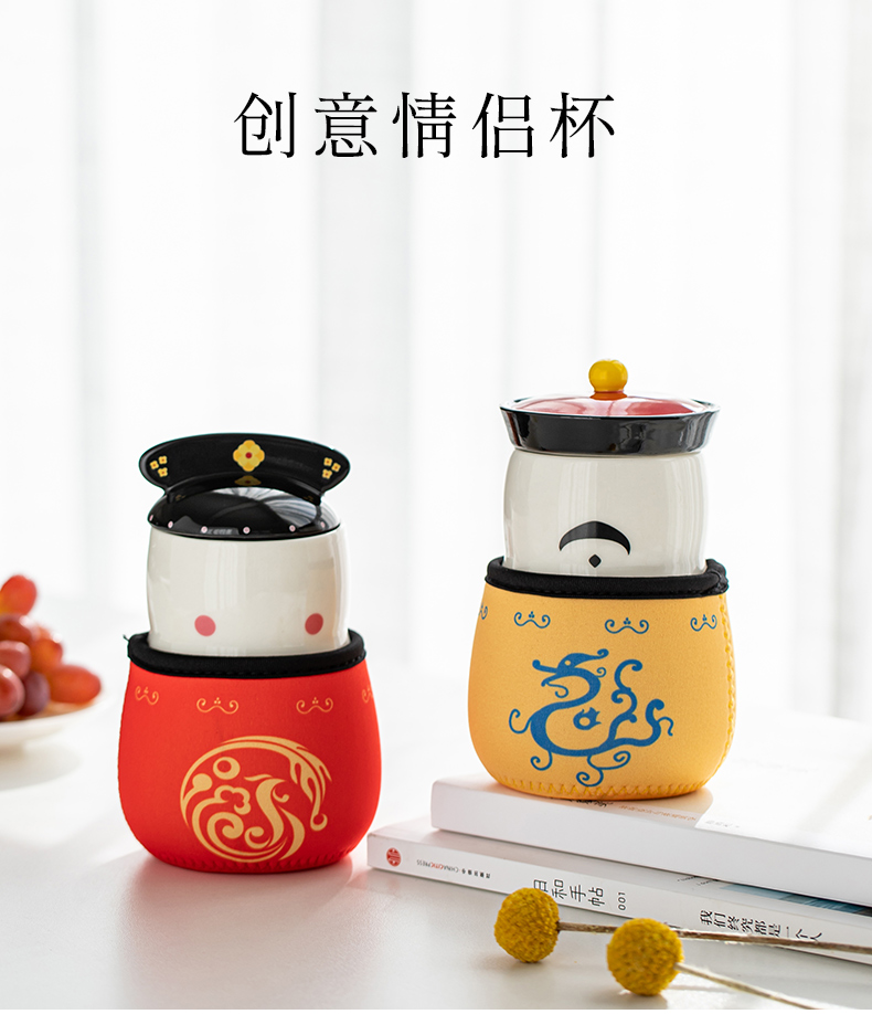 Nan sheng ceramic cup couples cup against the soft hot cup of milk coffee cup of cure office home tea cups