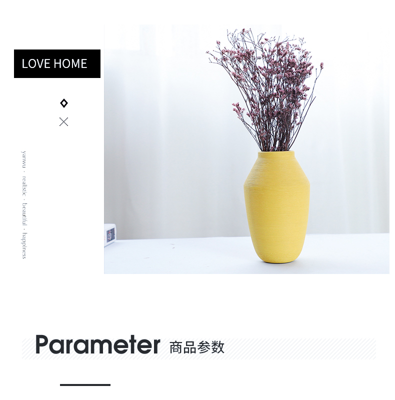 Nan sheng household act the role ofing is tasted ceramic vase simulation flower, dried flower flower mesa furnishing articles I and contracted decorative arts and crafts