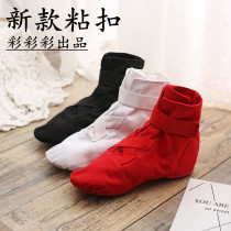 Dance Shoes Adults Children Ballet Shoes Flat Bottom High Help Jazz Boots Soft-bottom Practice Shoes Women Cat Paw Dance Shoes