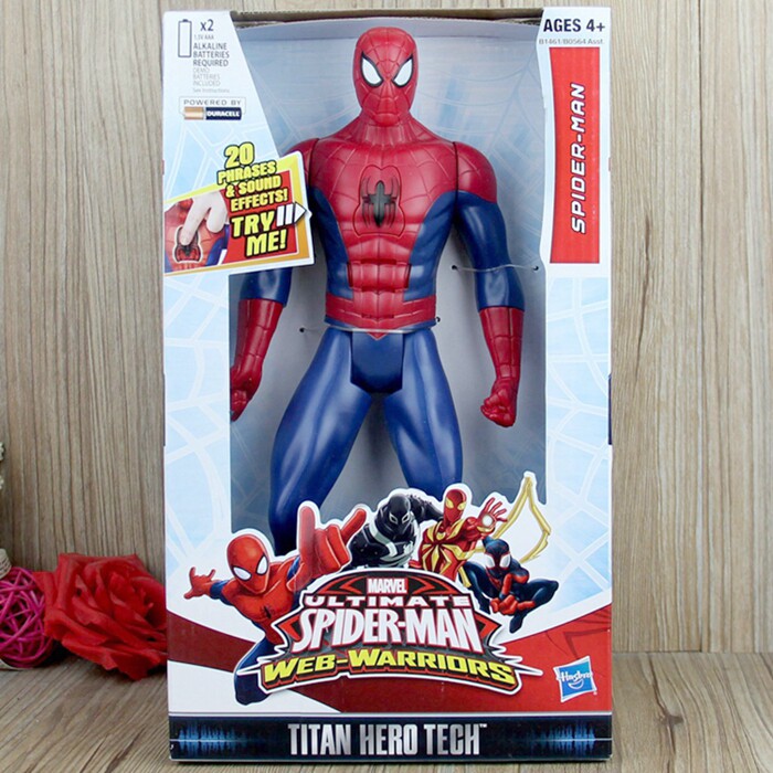 Superfan Spiderman 2 vocal talk Spiderman paparazzi arthropods disposable toy models 20 sound effects