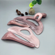 Resin large scraping board head five-claw comb body massage beauty bar Meridian pedicure beeswax point