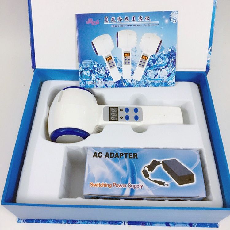 Ice Therapy Instrument Beauty Salon Instrument Home Shrink Hair Hole Hot And Cold Hammer Blue Light Ice Hammer Cold Hammer Hot Import Instrument