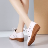 Летние сандалии, туфли для матери, танцующая спортивная обувь, из натуральной кожи, мягкая подошва