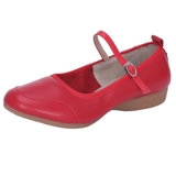 Обувь, красные танцующие серебряные летние туфли