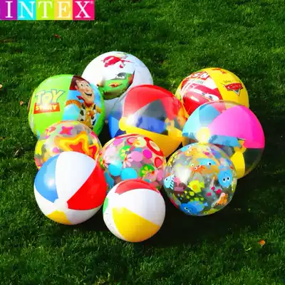 Early childhood parent-child early education Water inflatable volleyball Children's beach ball Beach ball ocean ball Swimming pool toy ball