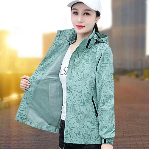 Весенняя демисезонная тонкая куртка для матери, большой размер, для среднего возраста, подходит для подростков, коллекция 2022