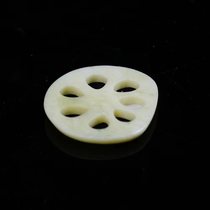 Natural blue field jade jade lotus root piece pendant sweater chain decoration new Chinese style home accessories