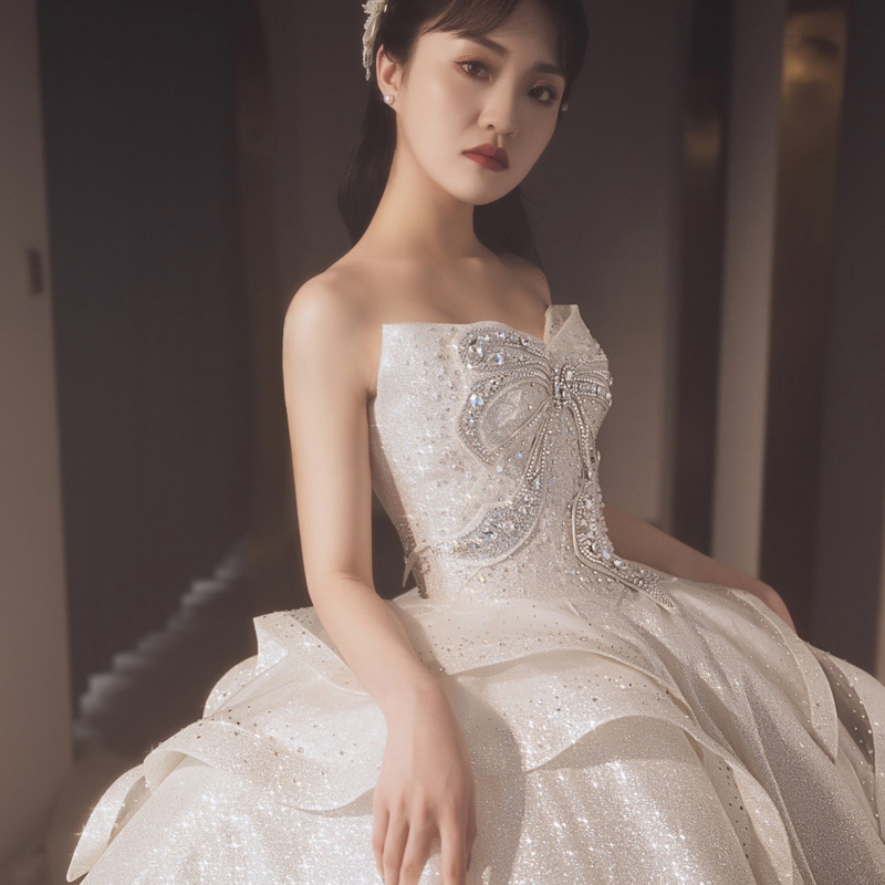 Tube top, wedding dress, suitable for teen Tube top, wedding dress, suitable for teen