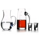 Rượu vang decanter rượu vang decanter hộ gia đình bình rượu không chì thủy tinh trắng rượu vang bộ quà tặng rượu vang