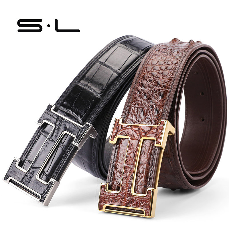 Allocator belt men business leather luxury big brand smooth buckle belt young people leisure youth trousers
