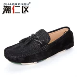 Летние трендовые туфли для кожаной обуви, из натуральной кожи, крокодиловый принт, в корейском стиле, мягкая подошва