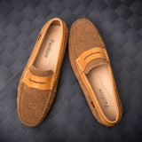 Летний чехол в английском стиле, трендовая обувь, из натуральной кожи, мягкая подошва, в корейском стиле