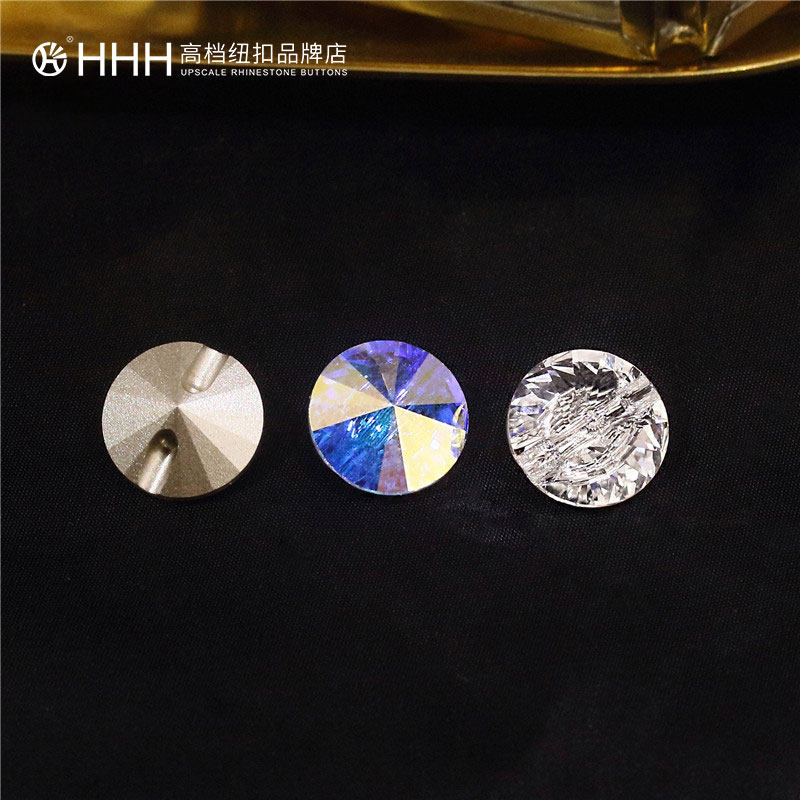 High-grade rhinestone buttons imported diamond diamond shirt cardigan coat shoes crystal jacket button diamond buttons