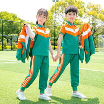 School Uniform Suit Spring Autumn Clothing Elementary School Students Sports Three Sets Children Teachers Class Clothes Summer Pure Cotton Kindergarten Garden Clothes