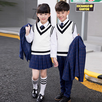 Primary school uniforms suit suit Childrens college class clothes men and women childrens spring and autumn clothing Machia Winter Kindergarten Garden
