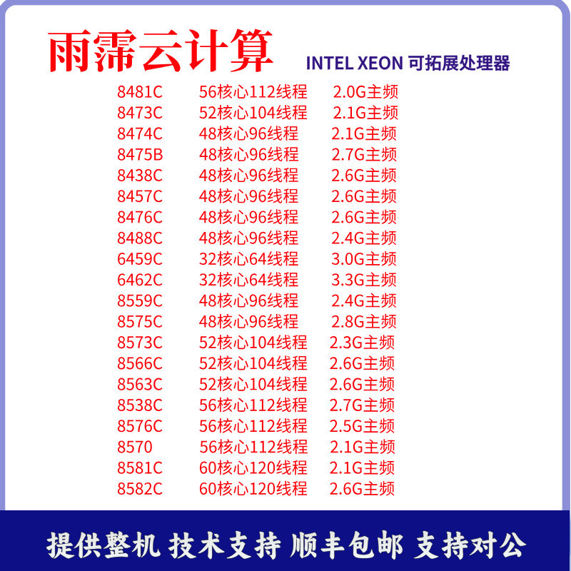 Intel 8481C 8473C 8438C 服务器芯片，高效稳定的性能之选 🏆-CPU-淘宝好物网