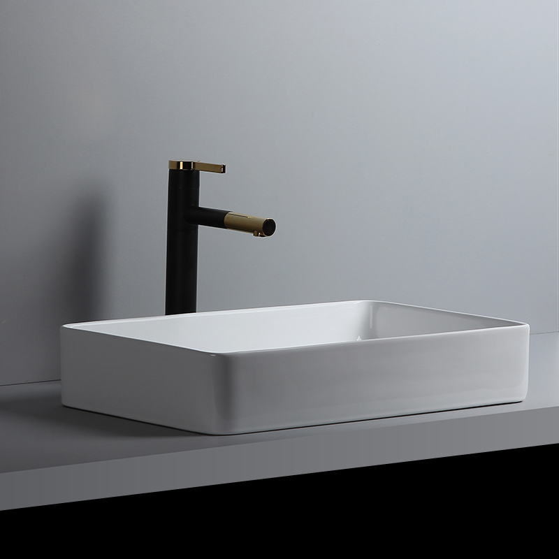 Ultra-thin simple Table Basin Ceramic Basin Basin Square Toilet Basin Basin Desk Wash Basin Household