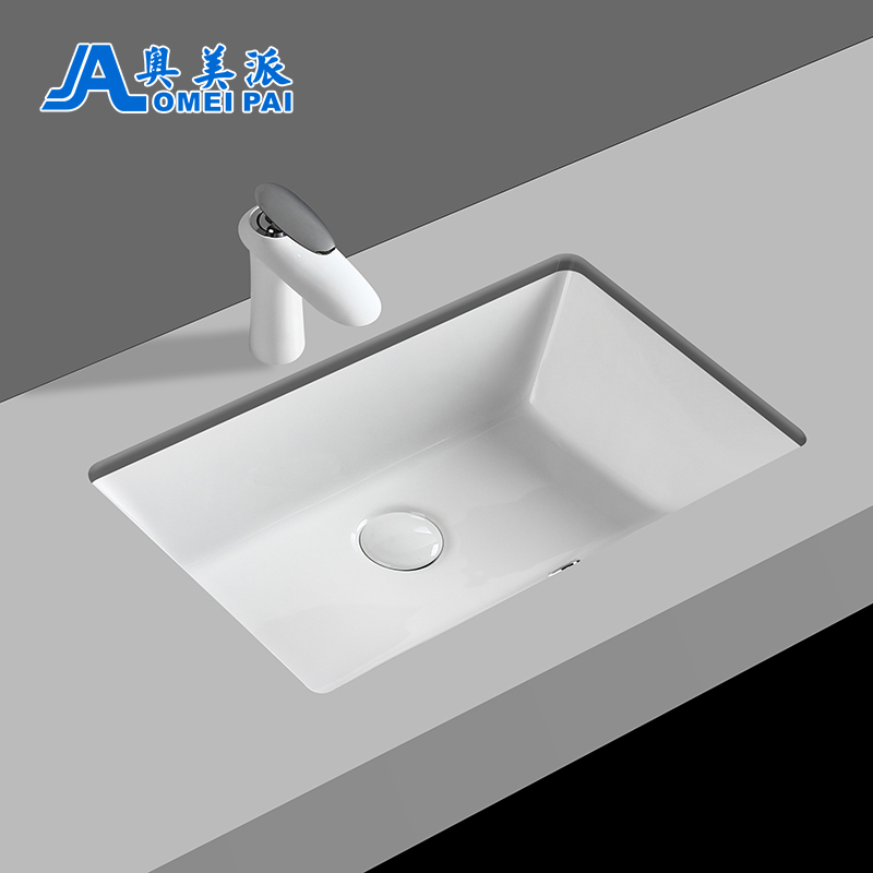 20 inch undercounter basin square flat bottom beveled side basin bathroom undercounter wash basin wash basin ceramic wash plate 