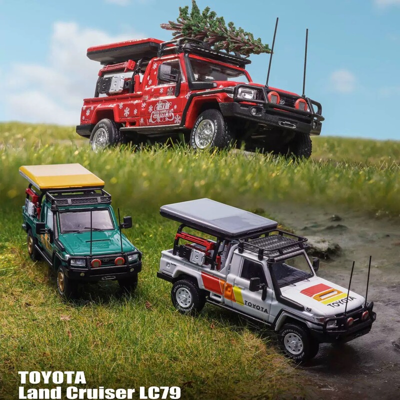 In-Stock Autobots 1:64 Am Toyota Lc79 Land Cruiser J70 Pickup Single-Row Alloy Car Model