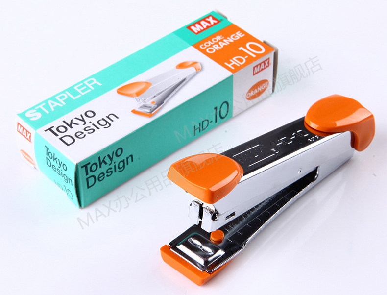 迷你订书机 办公日本max美克司标准型进口订书器带起钉器HD-10 迷你订书机 办公日本max美克司标准型进口订书器带起钉器HD-10