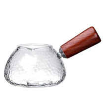 Reviewing Taiwan Yilong heat-resistant side glass Road cup glass tea set hammer male Cup Tea Sea