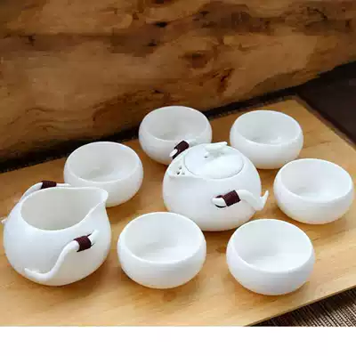 Reading Taiwan Yilong Kung Fu Tea set Ceramic Teapot Tea sea Teacup set kiln set Tea set bag