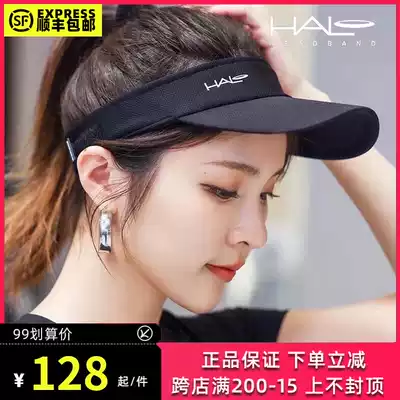American HALO sweat cap empty top sunshade men and women outdoor running riding marathon sweat hair belt headscarf