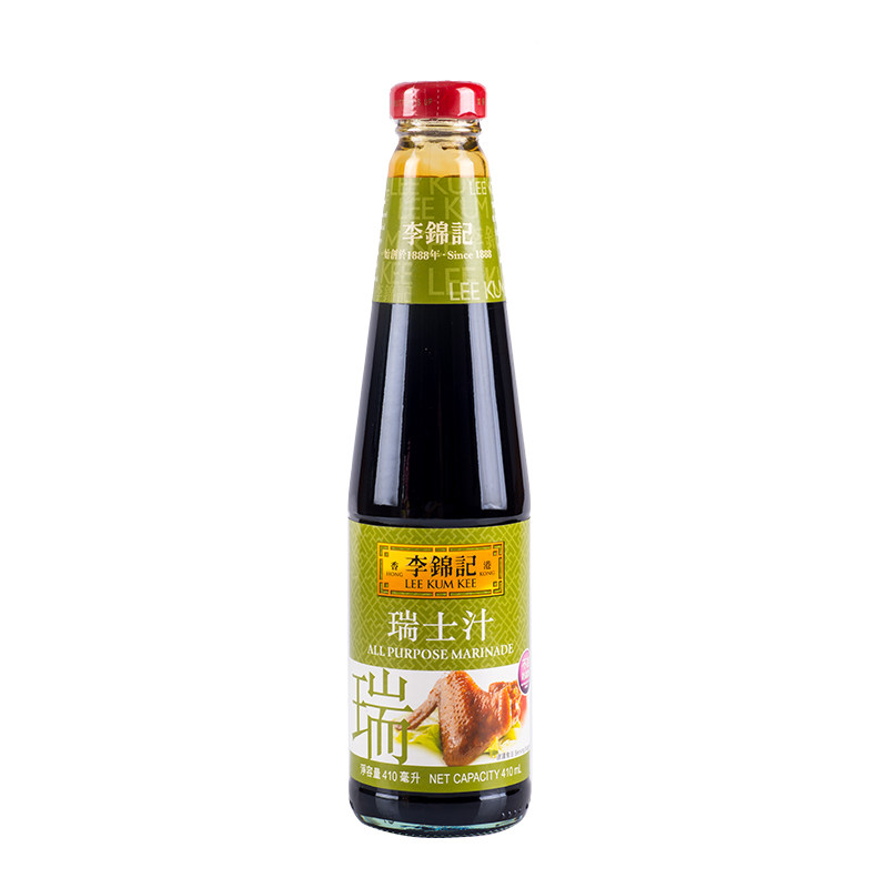 Hong Kong version of imported Li Jinkee Swiss flavor juice 410ML* 1 bottle brine halogen juice Hong Kong brewing soy sauce