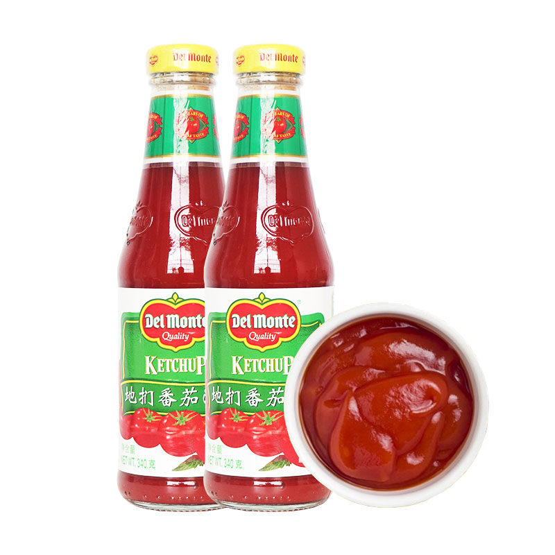 Ground up DelMonte tomato sauce with tomato sauce tomato sauce 340 gr * 2 tasty tomato sauce